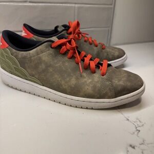NIKE Air Jordan 1 Centre Court Oil‎ Green Low Sneakers Shoes DJ2756-300 Size 12